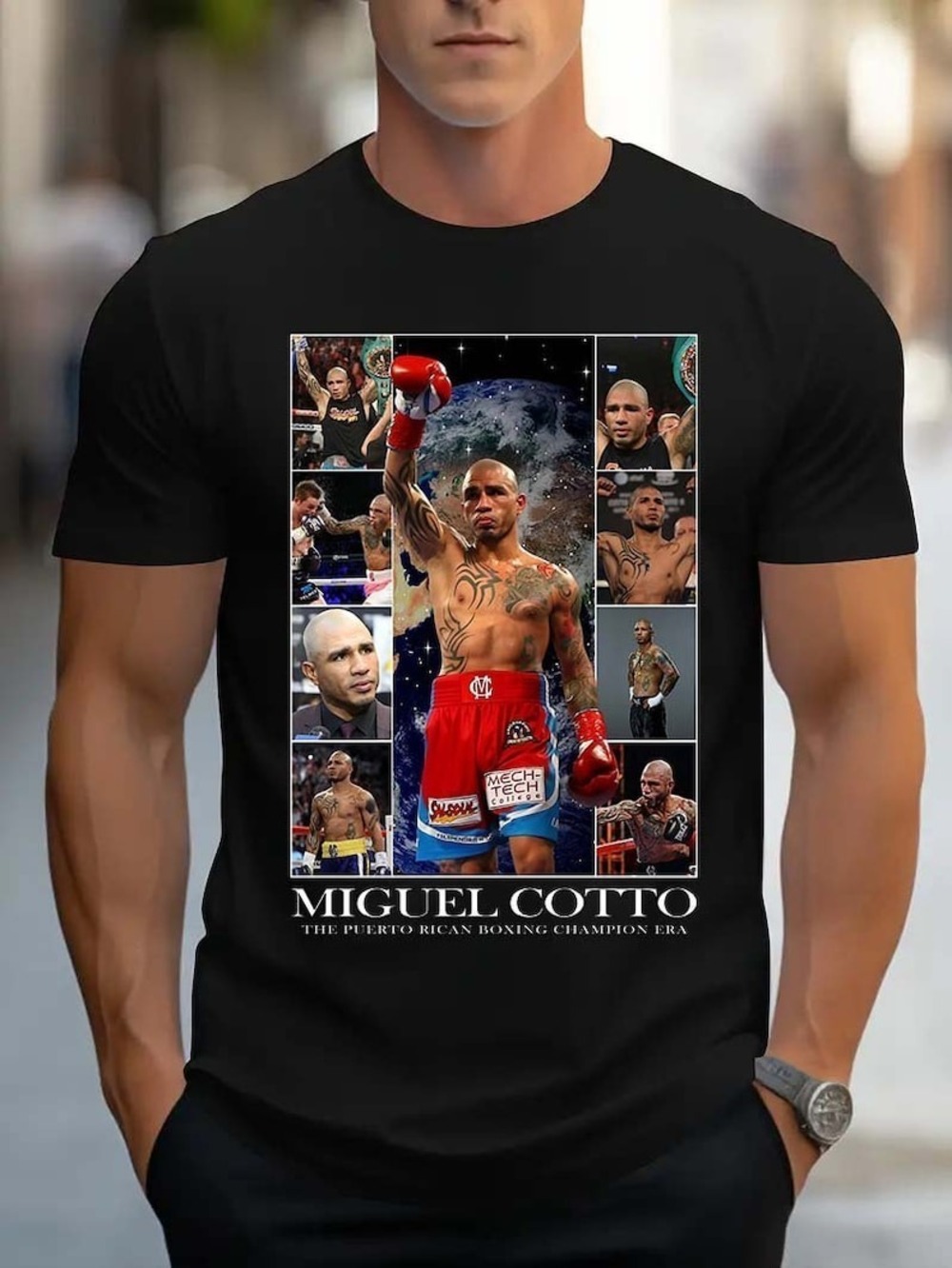 Boxing Champion Miguel Cotto Puerto Rican Boxing Shirt Tshirt